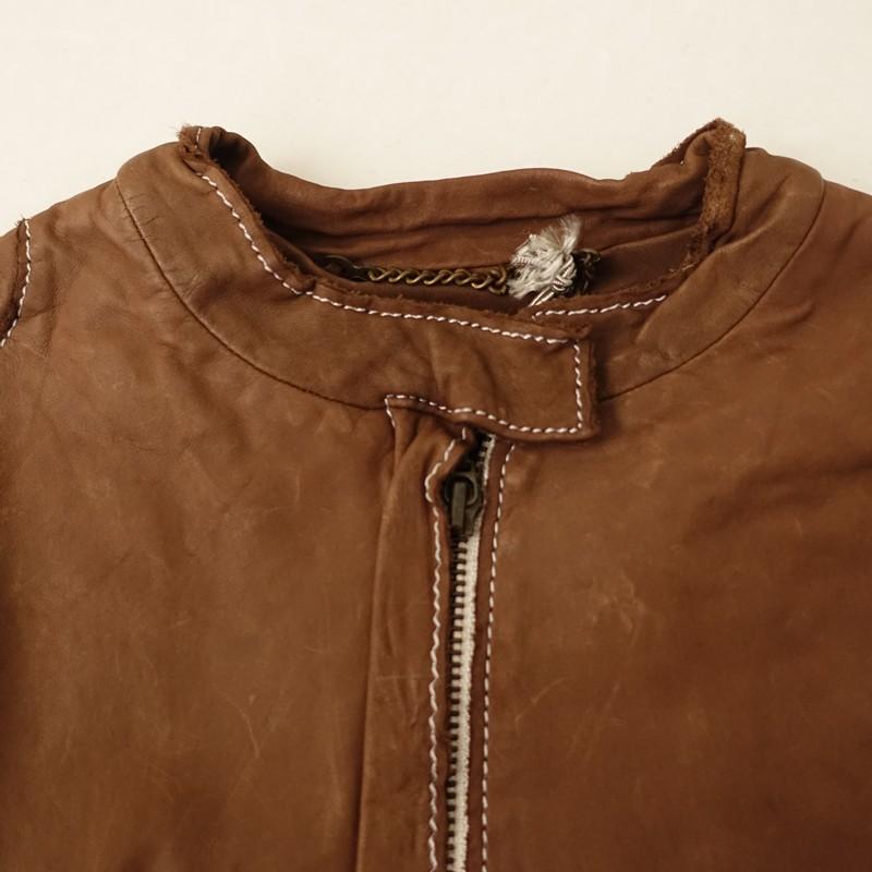 sisii（シシ） *COW LEATHER シングルライダースジャケット*XS牛革