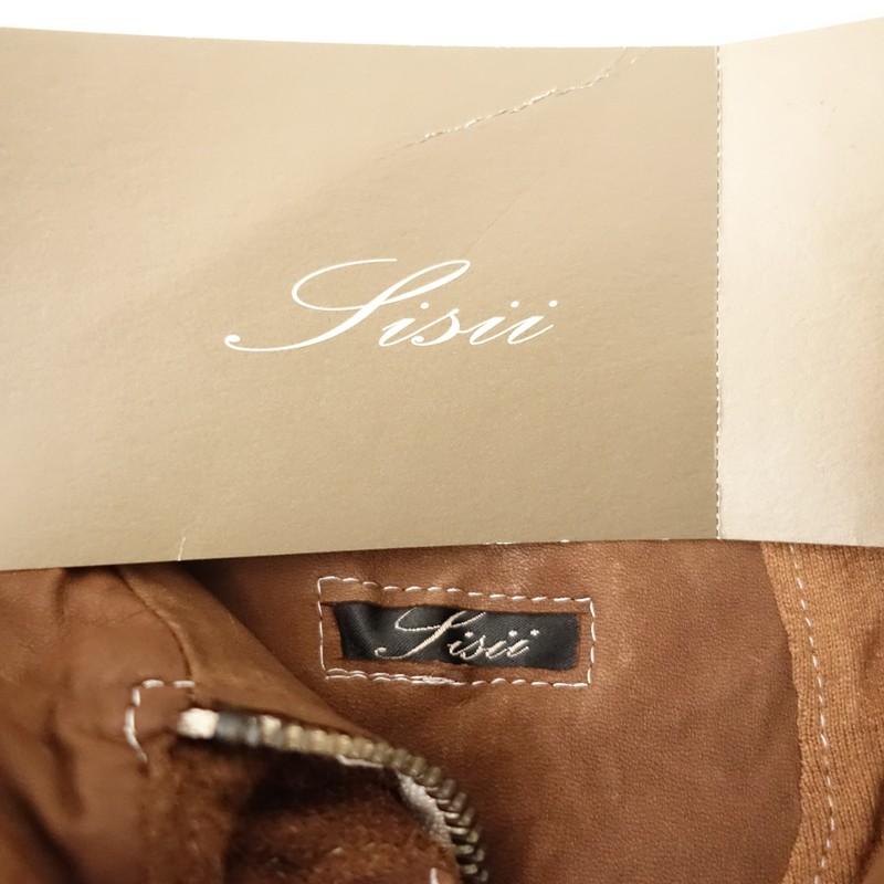 sisii（シシ） *COW LEATHER シングルライダースジャケット*XS牛革