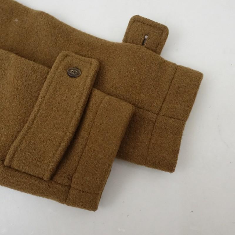 ミズイロインド mizuiro-ind *Aラインダッフルコート*フード毛ウール混