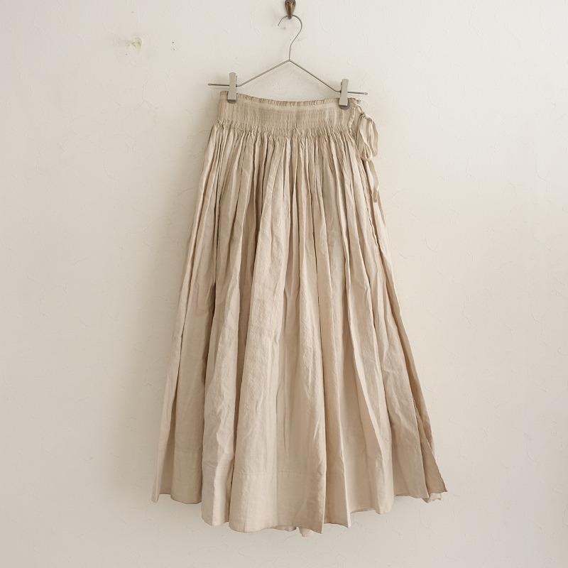 kaval 【定価13.2万】カヴァル kaval*Smocking skirt*コットン kaval 【定価13.2万】カヴァル kaval*Smocking skirt*コットン