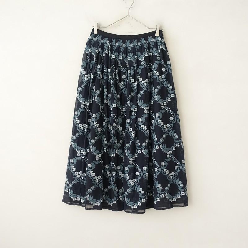 ミナペルホネン wolf&flower スカート size38 mina perhonen ミナ 