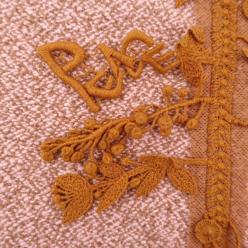 ミナペルホネン タイトスカート フォレスト・パレード ベージュ