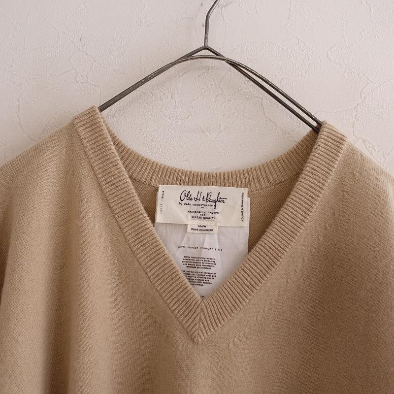 オールドホームステッダー Olde Homesteader *カシミヤVネックニット 