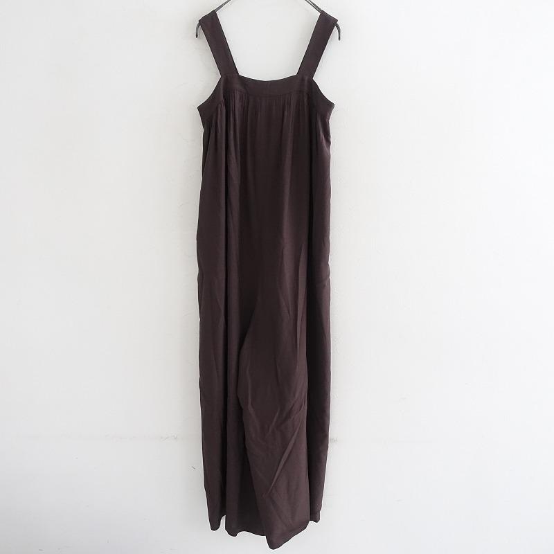 SACRA（サクラ） *レーヨンシルクサロペットパンツ*38オールインワン 
