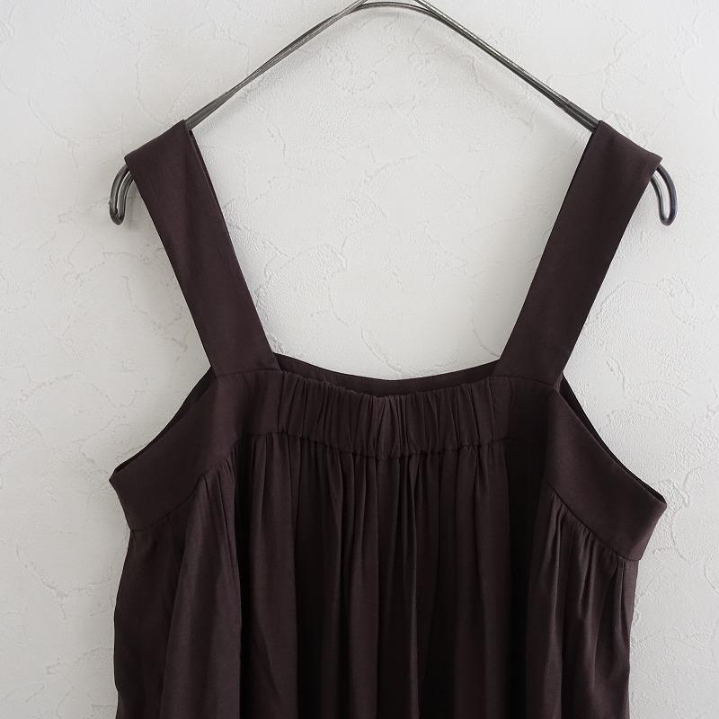 SACRA（サクラ） *レーヨンシルクサロペットパンツ*38オールインワン 