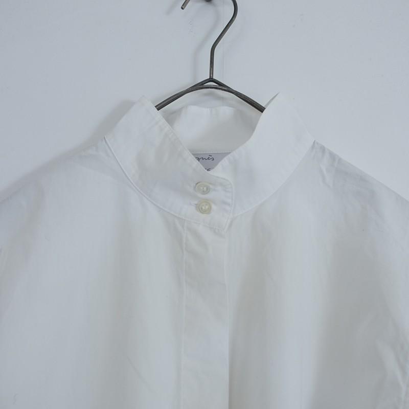 定価2.9万】アニエスベー agnes b. *スタンドカラーシャツ*36ブラウス 