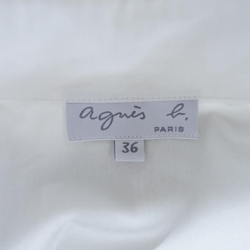 定価2.9万】アニエスベー agnes b. *スタンドカラーシャツ*36ブラウス 