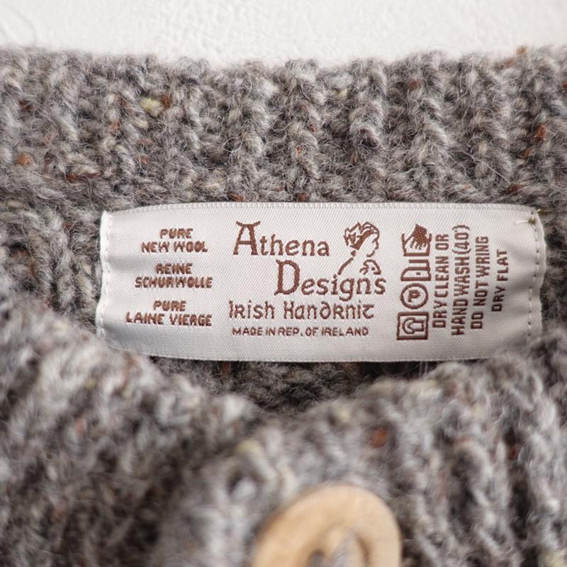 ATHENA DESIGNS（アテナデザイン） *ウールアラン編みニット