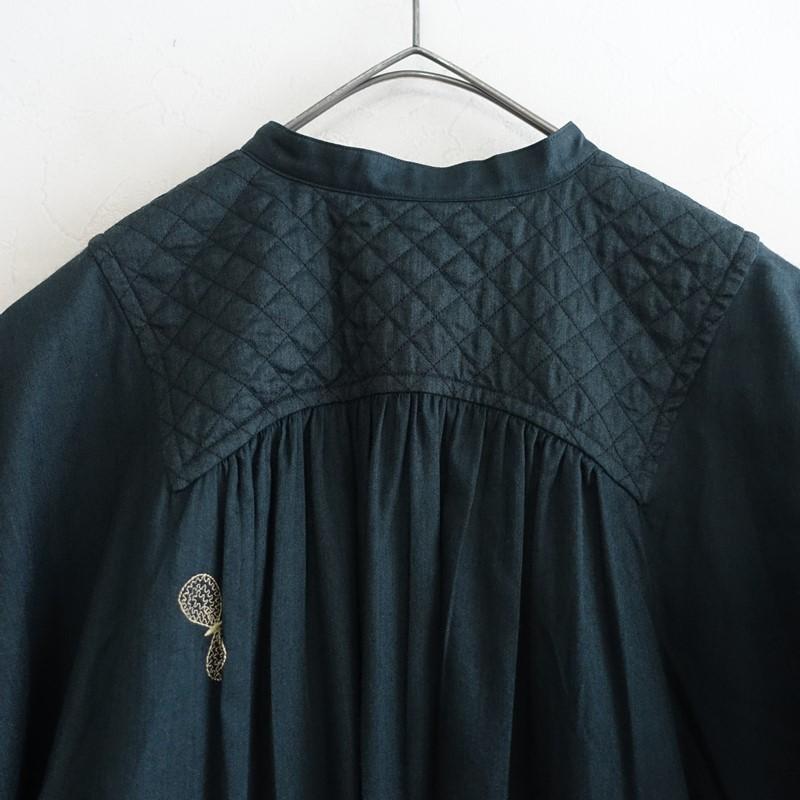 【2025AW/未使用品/定価9.9万】ミナペルホネン mina perhonen *choucho ワンピース*38ドレスダークグリーン(k1-2605-48)【13E62】の画像