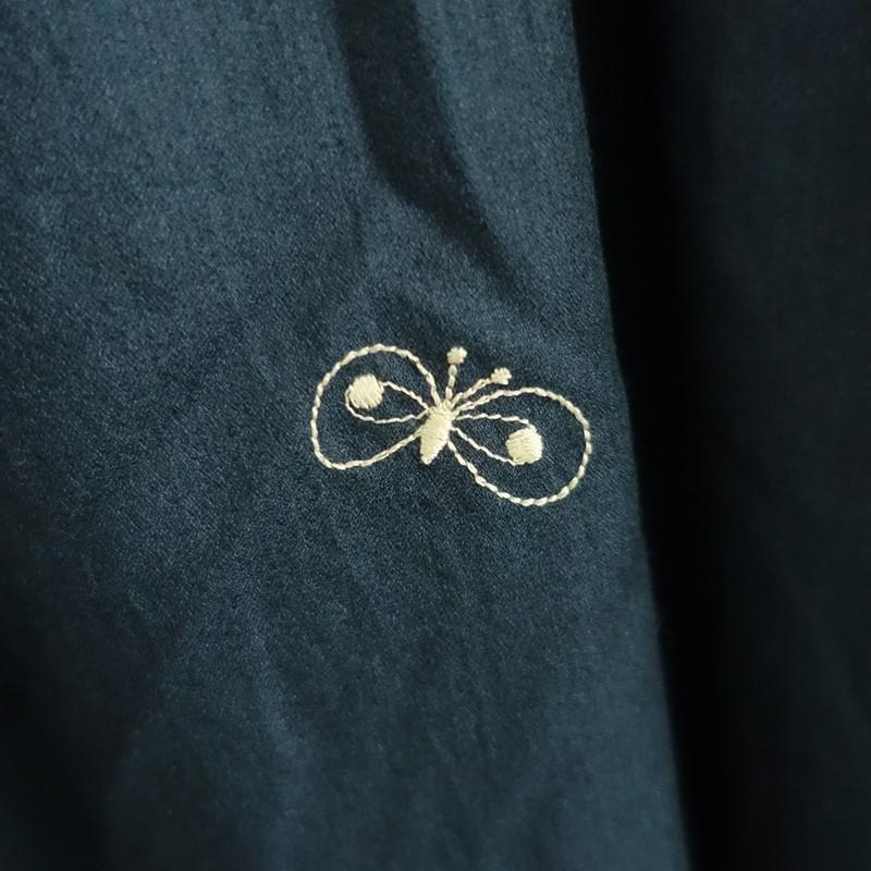 【2025AW/未使用品/定価9.9万】ミナペルホネン mina perhonen *choucho ワンピース*38ドレスダークグリーン(k1-2605-48)【13E62】の画像