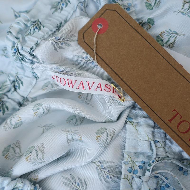 TOWAVASE 【2022SS/定価5.8万】トワヴァーズ *sarasaパンツ 裾絞り
