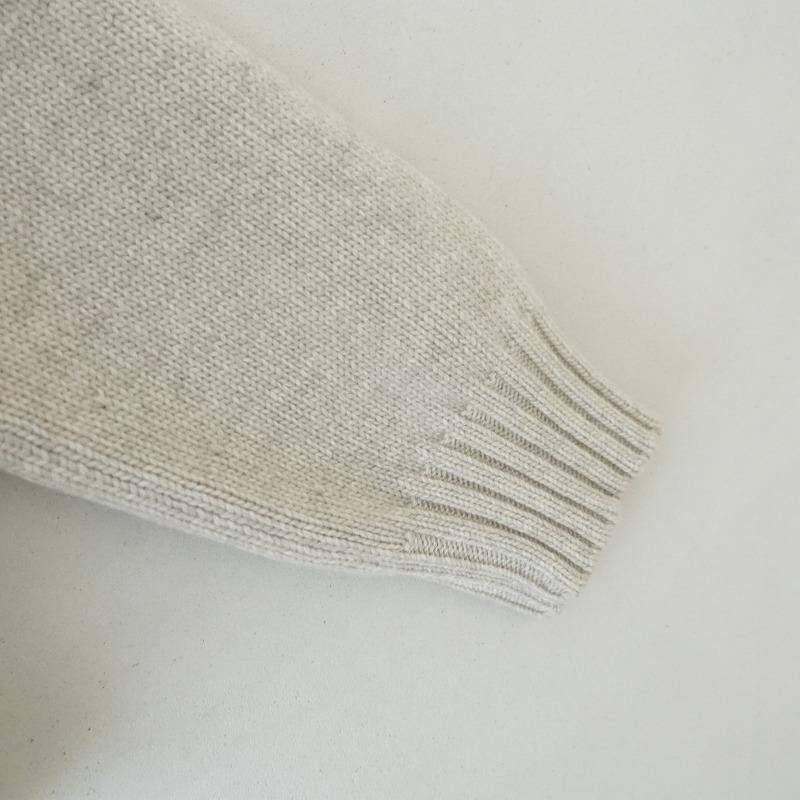 Plan C //【美品】プランシー *フーデッドVネックセーター*36羊毛