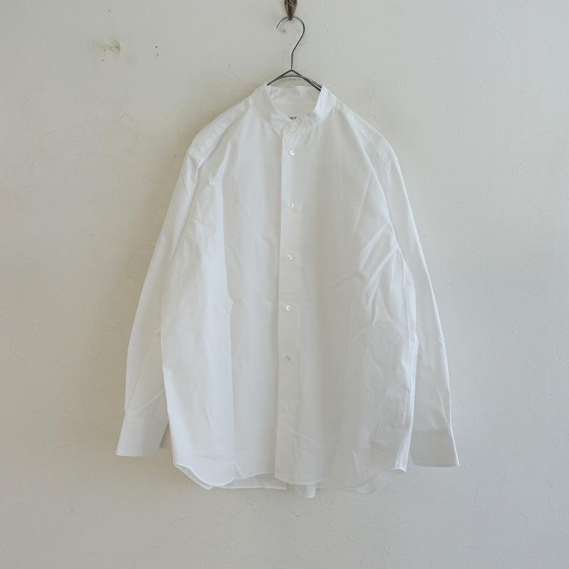 LOEFF 【定価3.8万】ロエフ *コットンブロードバンドカラーシャツ*1綿 
