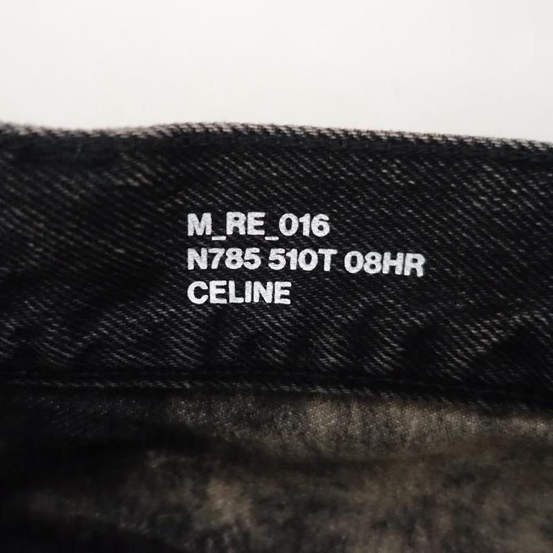 セリーヌ CELINE×Hedi Slimane *Wesley ウォッシュデニム*26コットン綿