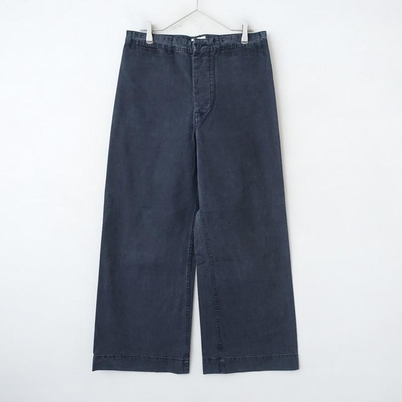 chimala（チマラ） *コットンパンツ*30綿ツイルダークグレーワイド 
