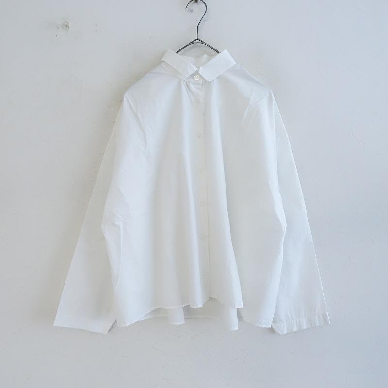 BERGFABEL バーグファベル Bergfabel *コットンワイドギャザーシャツ 