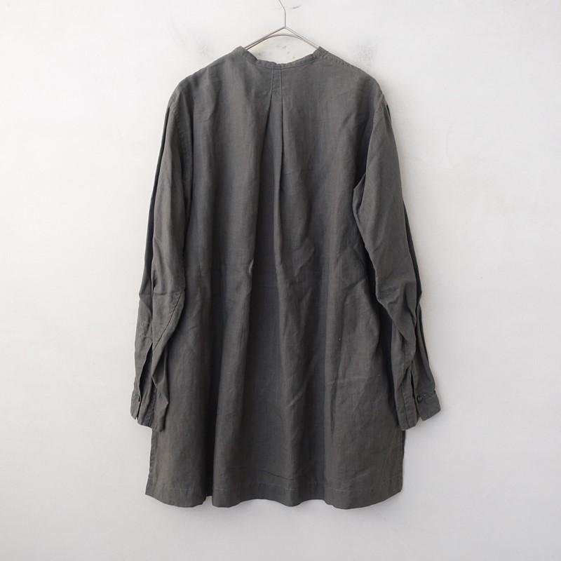 トキホ ヨシダトキホ TOKIHO YOSHIDA *リネンタックシャツ*1麻薄手