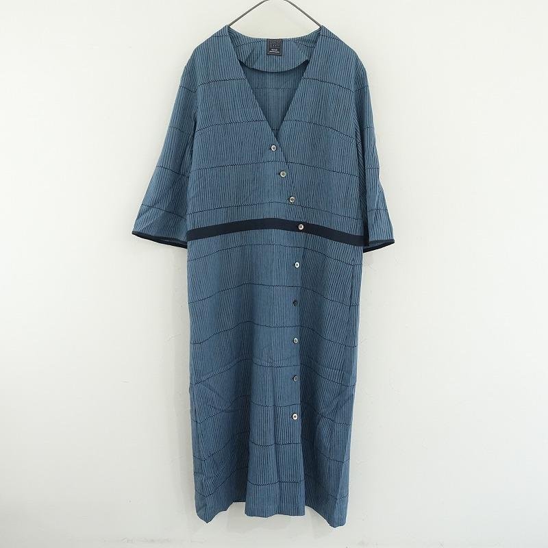 mina perhonen（ミナペルホネン） *misty line ウールブレンド7分袖