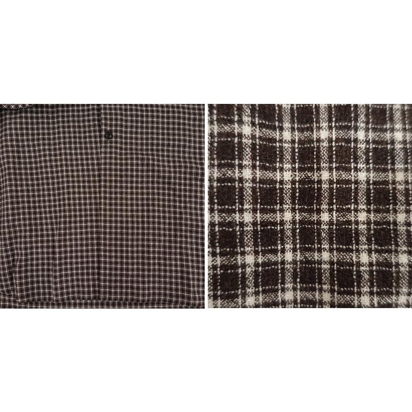 5339　アーツアンドサイエンス チェックシャツワンピース バンドカラー 5339 アーツアンドサイエンス チェックシャツワンピース バンドカラー