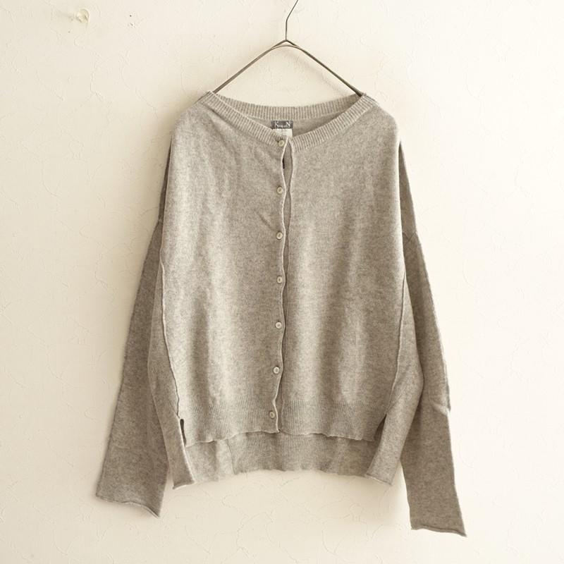 クリステンセンテンドゥノルドカシミア・カーディガン&ワンピース・美品 KristenseN DU NORD クリステンセン カシミヤカーディガン