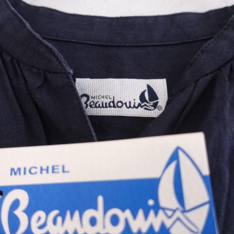 michel beaudouin 【定価3.0万】ミシェルボードワン *リネンシャツ