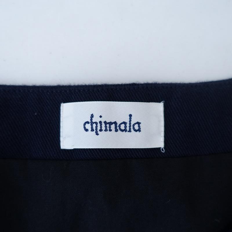 chimala（チマラ） 【美品】チマラ *ウールコットン混前開きベスト*XS 