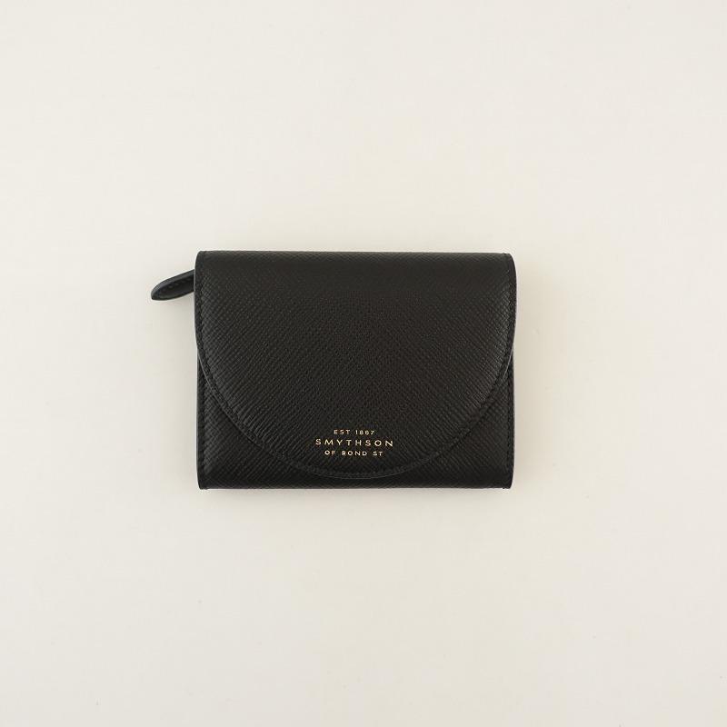 Smythson スマイソン SMYTHSON *LUDLOW 二つ折り財布*コインパース小銭  