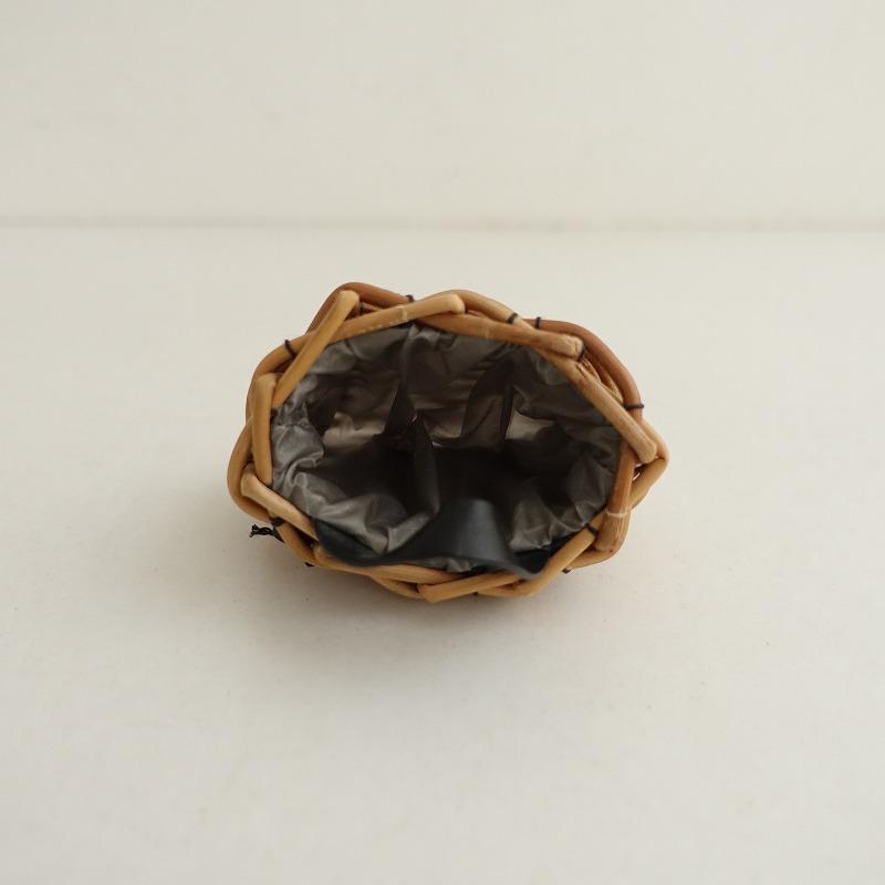 定価1万】エバゴス ebagos *バスケットキーケース*ブラウンブラック紅