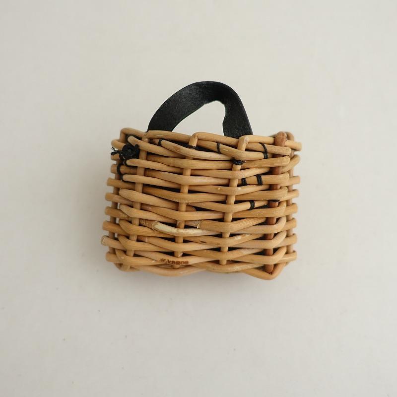 定価1万】エバゴス ebagos *バスケットキーケース*ブラウンブラック紅