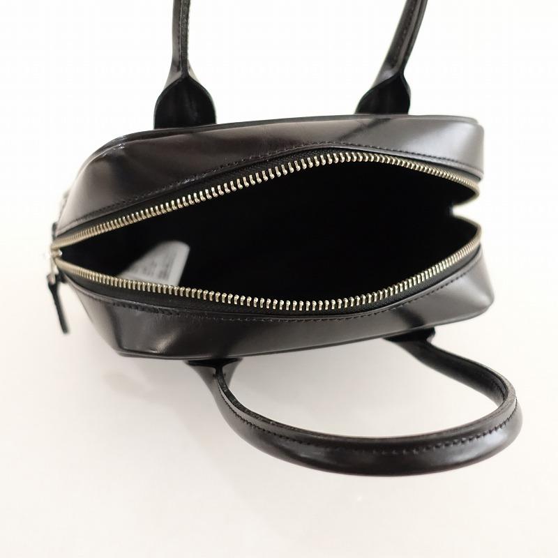 コムデギャルソン COMME des GARCONS *レザーバッグ*ブラック手提げ