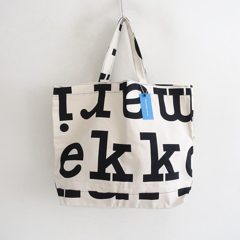マリメッコキオスキ Marimekko Kioski *AHKERA LOGO キャンバストート 