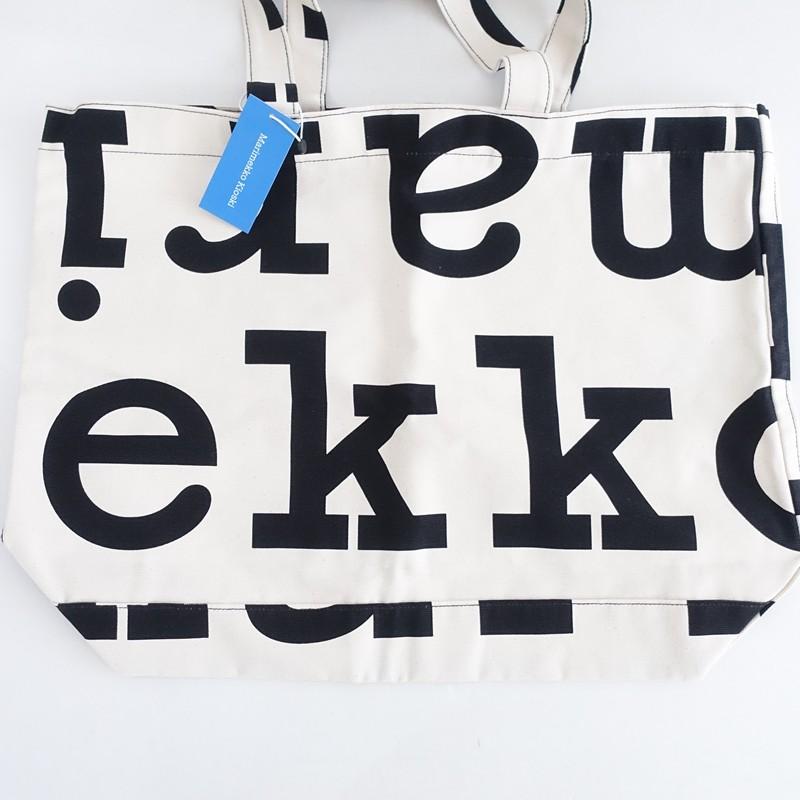 マリメッコキオスキ Marimekko Kioski *AHKERA LOGO キャンバストート 
