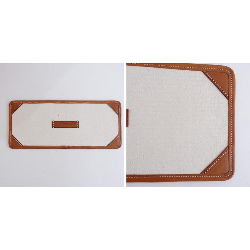 【定価6.9万】ゲンテン genten *amano トートバッグ L*かばん肩掛けレザー皮革ライトブラウン1225(kba7-2512-5)【82L52】_4