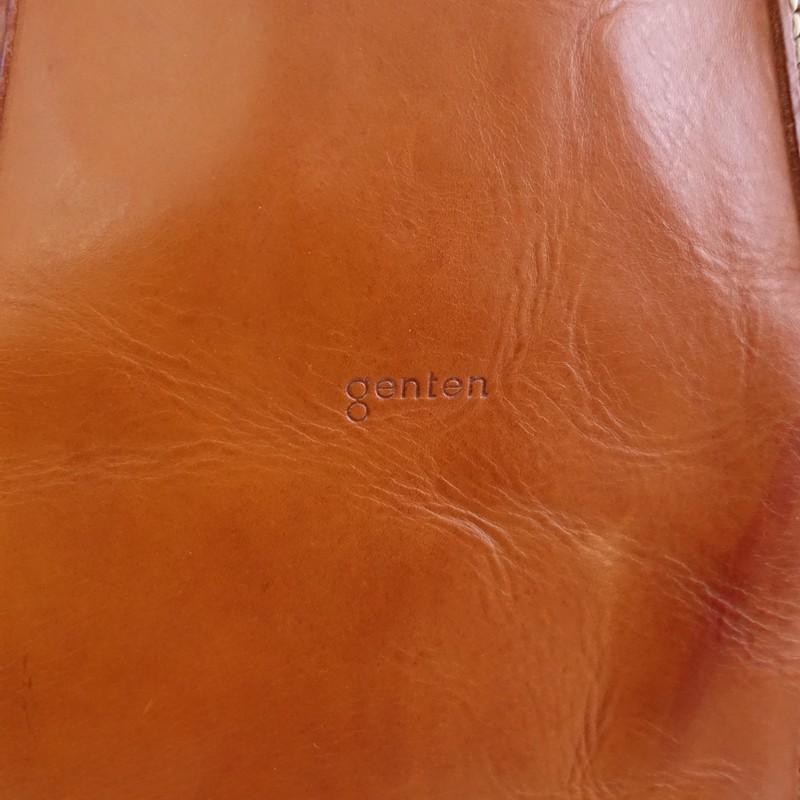 【定価6.9万】ゲンテン genten *amano トートバッグ L*かばん肩掛けレザー皮革ライトブラウン1225(kba7-2512-5)【82L52】_6