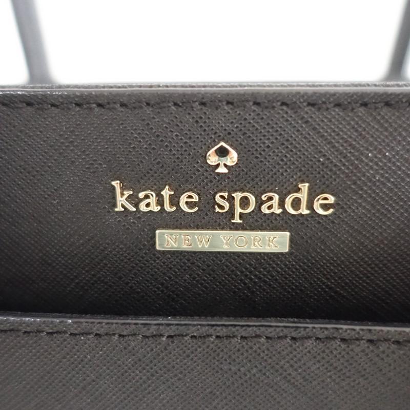 美品】ケイトスペード kate spade *レザーハンドバッグ チャーム付 