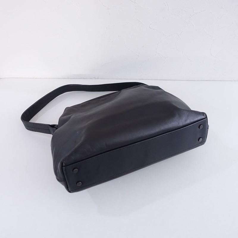 タチノチエ　がま口ショルダー 定価6.5万】タチノチエ TACHINO CHIE *M.F.B レザーハンドバッグ L