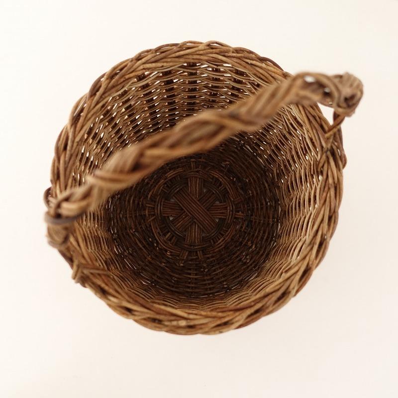 定価9.4万】QULCO購入/和島常男*あけび蔓かごバッグ*かごカゴ 定価9.4万】QULCO購入/和島常男*あけび蔓かごバッグ*かごカゴ