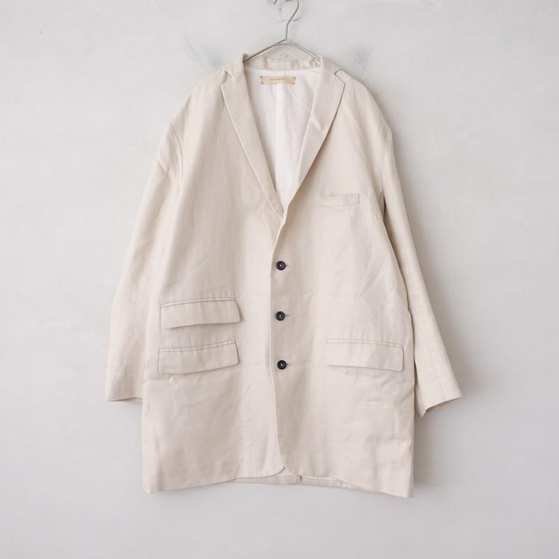 suzuki takayuki（スズキタカユキ） *long jacket リネンロング