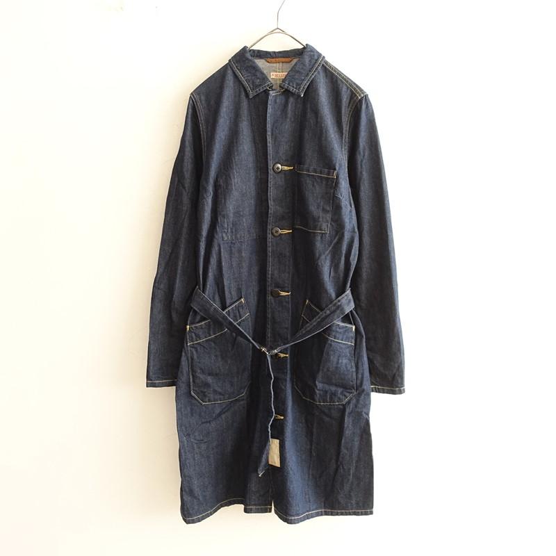 KAPITAL（キャピタル） *8ozデニムショップコート*1/Sインディゴ