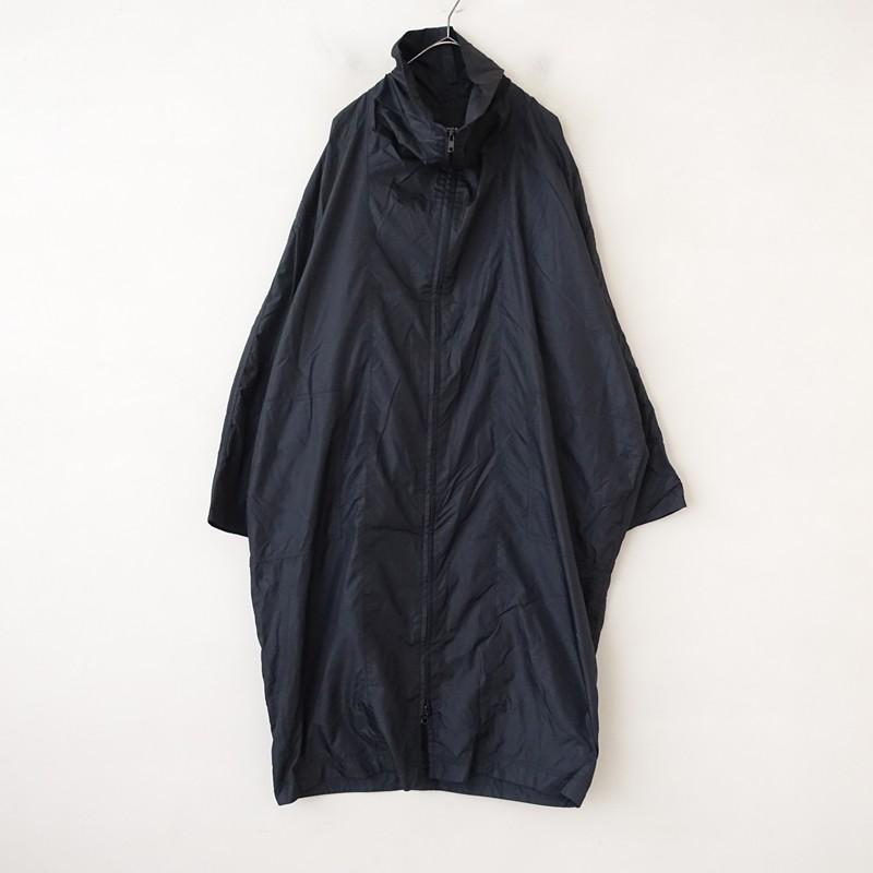 DKNY 90s ライナー付きコットンナイロンコート ブラック Lサイズ DKNY（ダナ・キャラン・ニューヨーク） *ナイロンロングコート*P