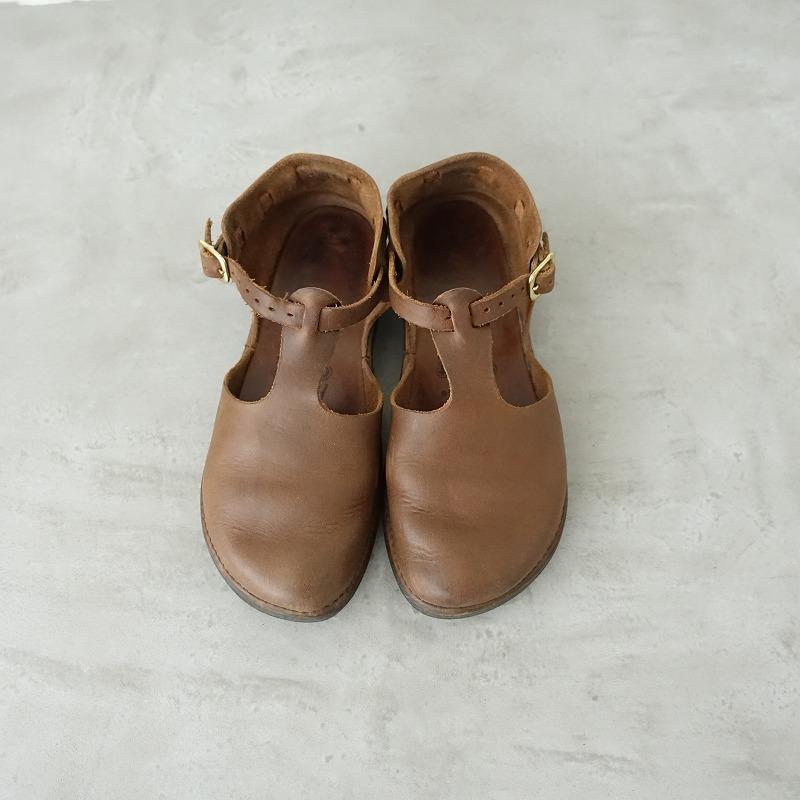 定価4.8万】FERNAND LEATHER *West Indian Tストラップシューズ 7.5/24 