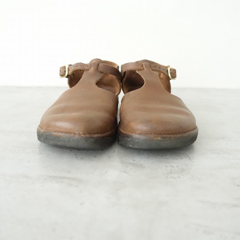 定価4.8万】FERNAND LEATHER *West Indian Tストラップシューズ 7.5/24 