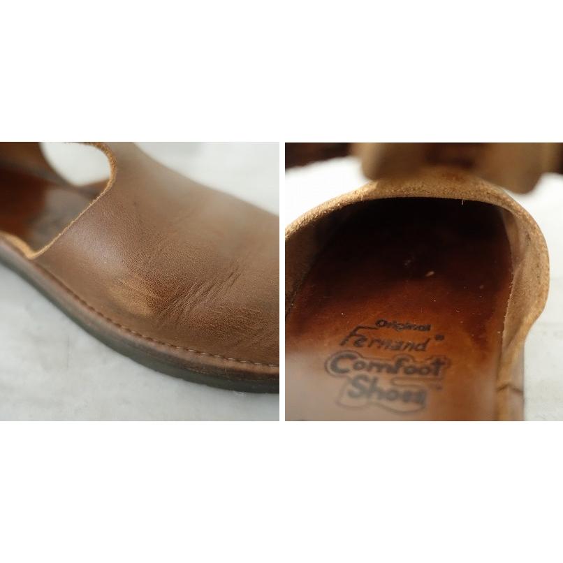 定価4.8万】FERNAND LEATHER *West Indian Tストラップシューズ 7.5/24 