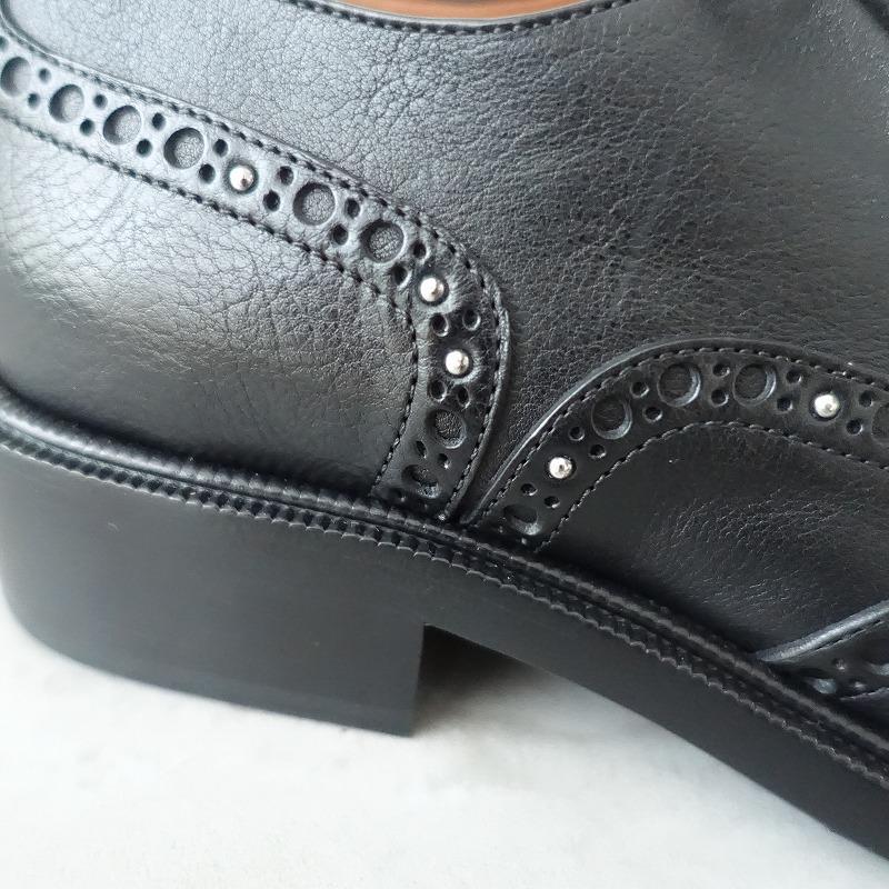 サルトル ブラックレザーウィングチップシューズ 【公式通販】