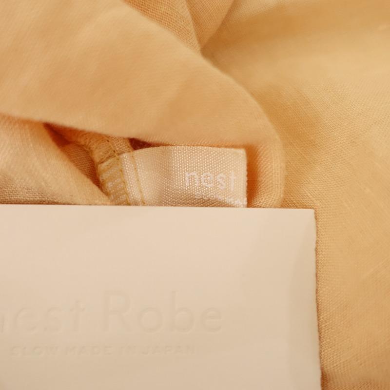 nestRobe ネストローブ　天然染めケープカラーブラウス nestRobe ネストローブ 天然染めケープカラーブラウス