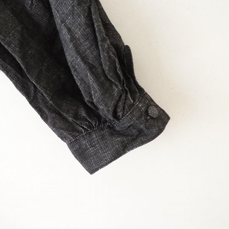 【美品】Hallelujah 羊使いのローブ ワンピース リネン 黒 ハレルヤ HALLELUJAH *羊飼いローブ*40リネンワンピース麻ブラック黒