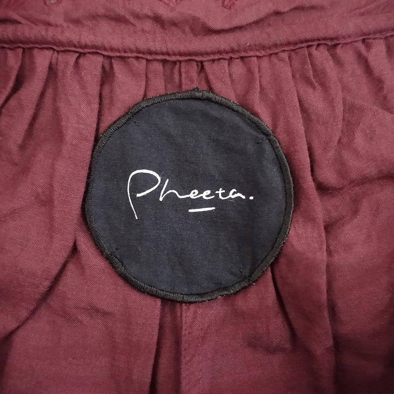 Pheeta（フィータ） Pheeta. *レースカラーワイドプルオーバーブラウス