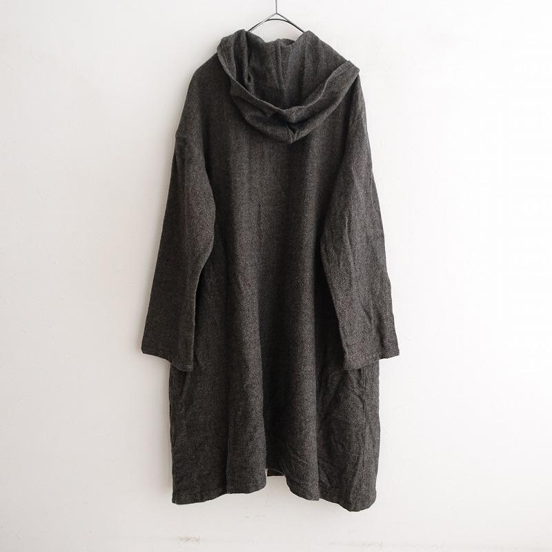 nest Robe（ネストローブ） *ウールリネンフードローブカーディガン*A