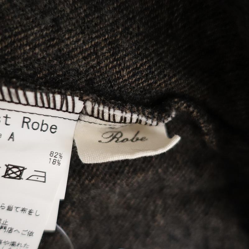 nest Robe（ネストローブ） *ウールリネンフードローブカーディガン*A