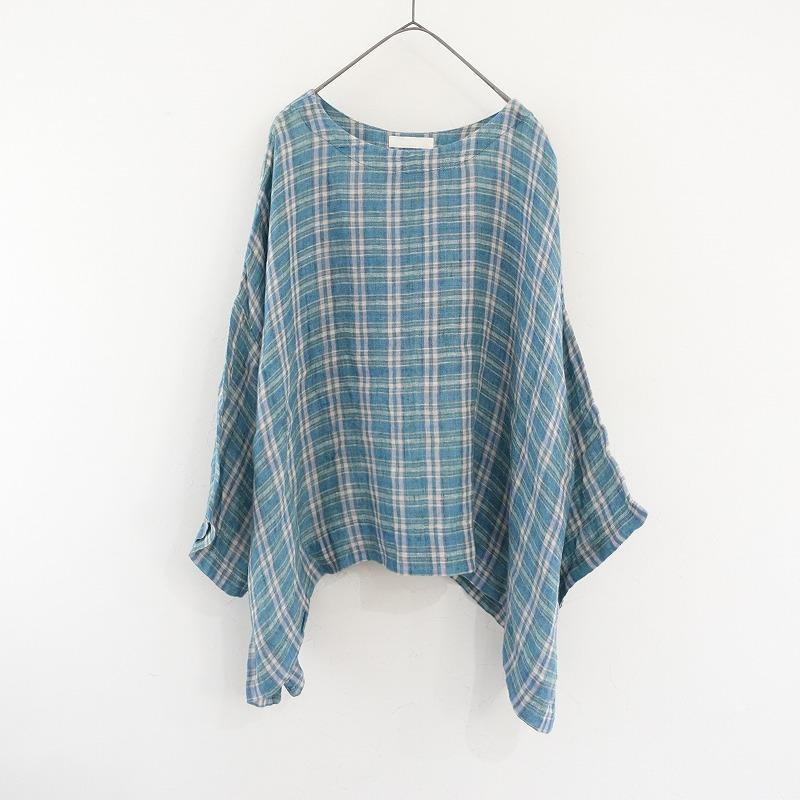 nest Robe（ネストローブ） *リネンガーゼマドラスチェックワイド
